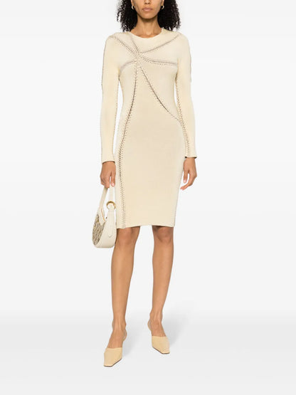 Starfish Whipstitch-Detail Midi Dress
