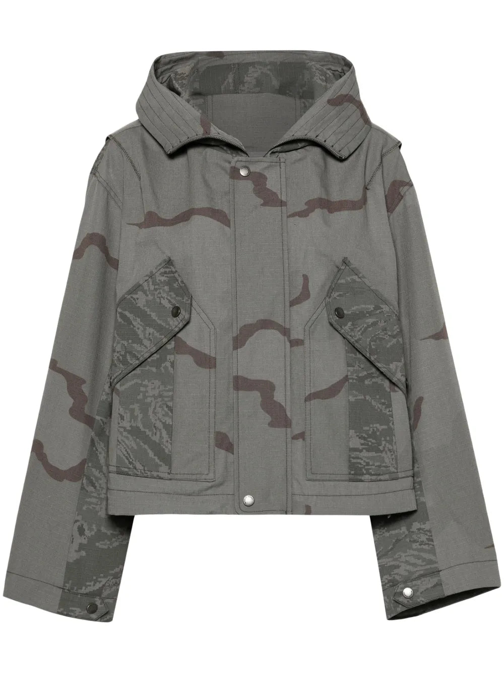 Regenerated Camouflage-Print Jacket