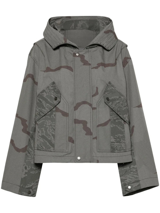 Regenerated Camouflage-Print Jacket