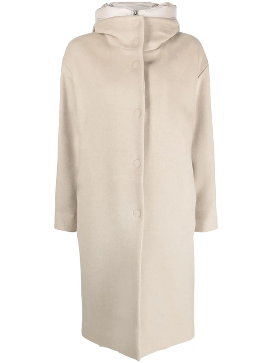 Tressa Hooded Layered Coat