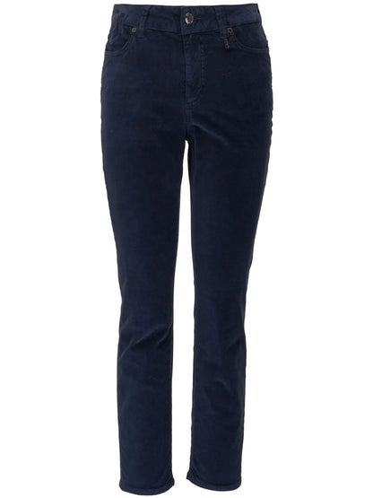 Logo-Appliqué Velvet Trousers