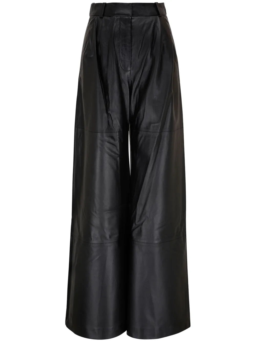 Luminosity Wide-Leg Leather Trousers