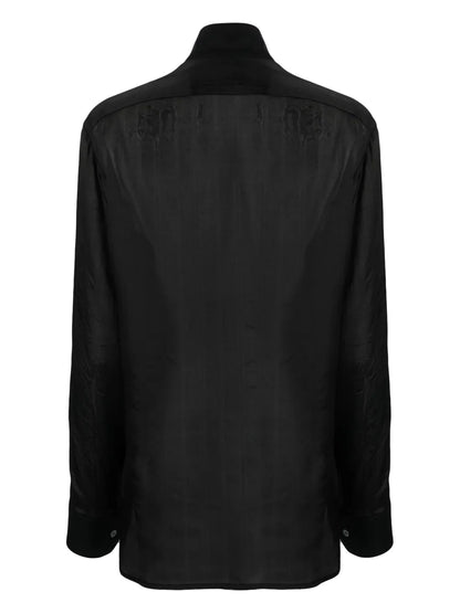 Cassandra Velato Semi-Sheer Shirt