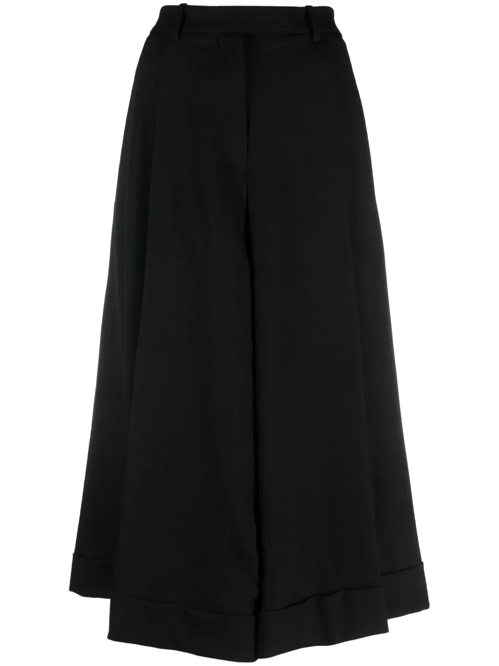 Pleated Wool Culottes