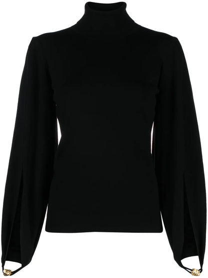 Slit-Sleeved Superfine-Knit Jumper