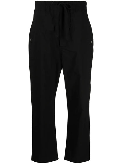Drawstring Cropped Trousers