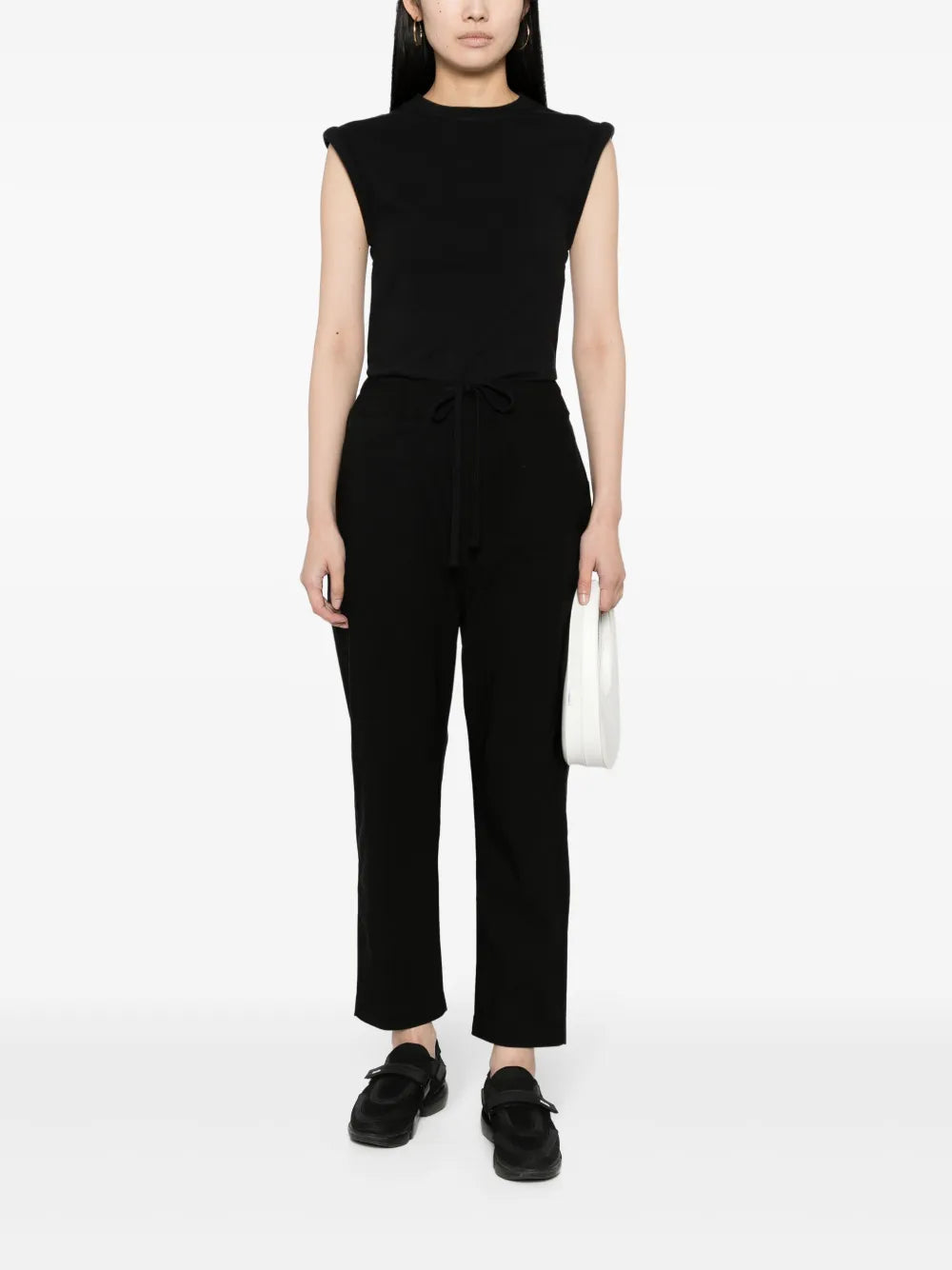 Drawstring Cropped Trousers