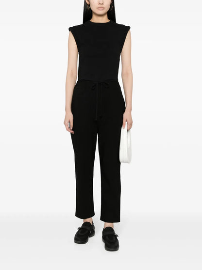 Drawstring Cropped Trousers