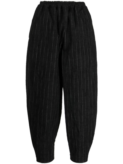The Tracer Striped Cotton Trousers