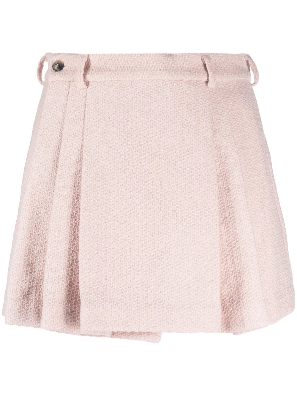 Bran High-Waisted Pleated Skirt