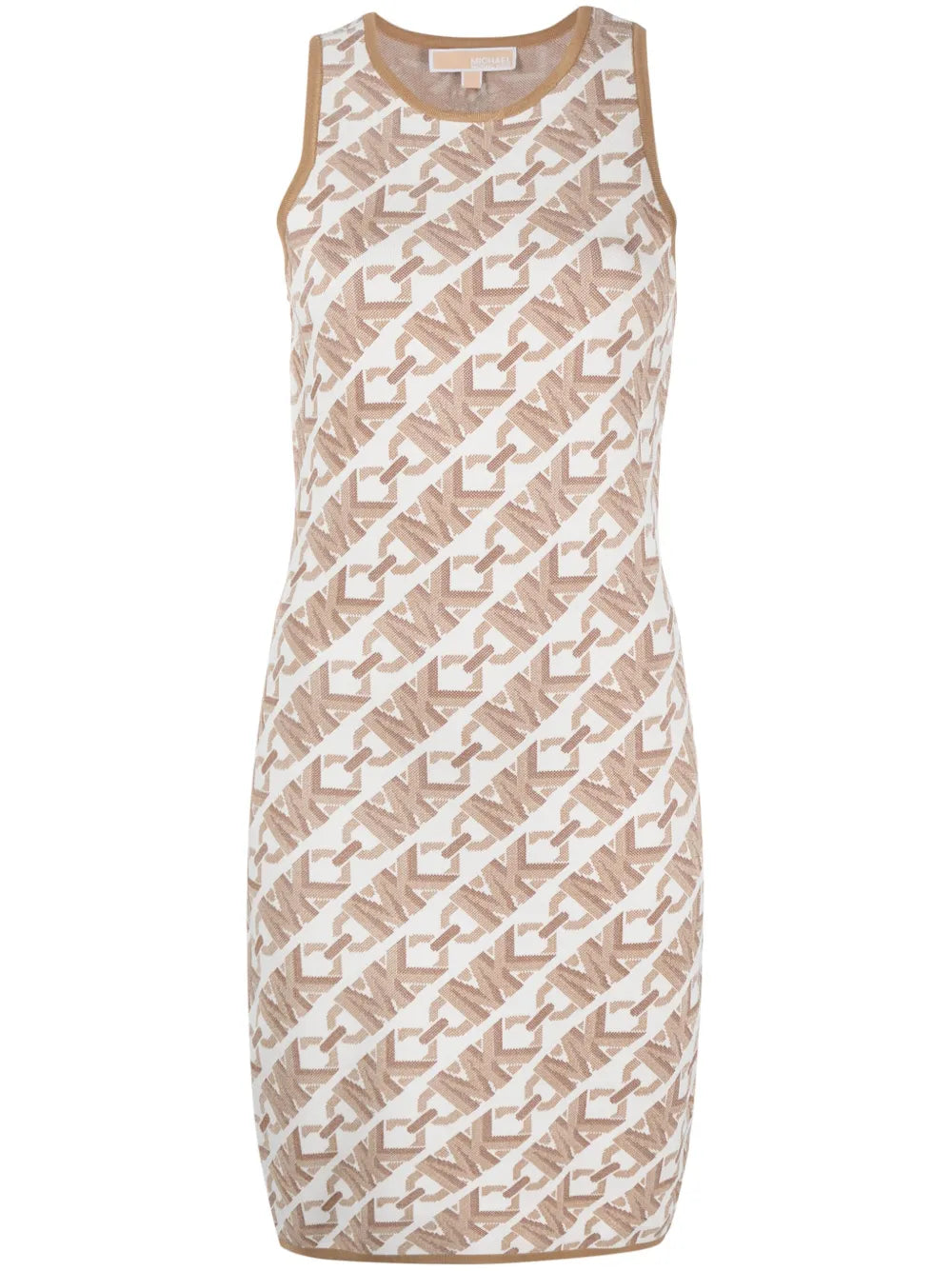 Monogram-Jacquard Sleeveless Dress