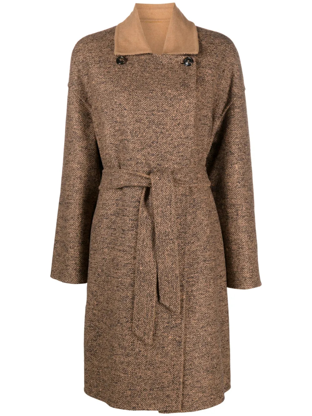Reversible Camel Hair-Blend Coat
