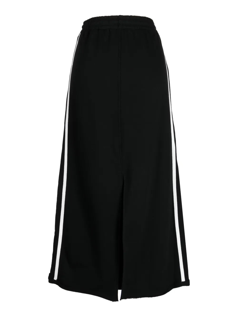 Stripe-Detail Cotton Midi Skirt