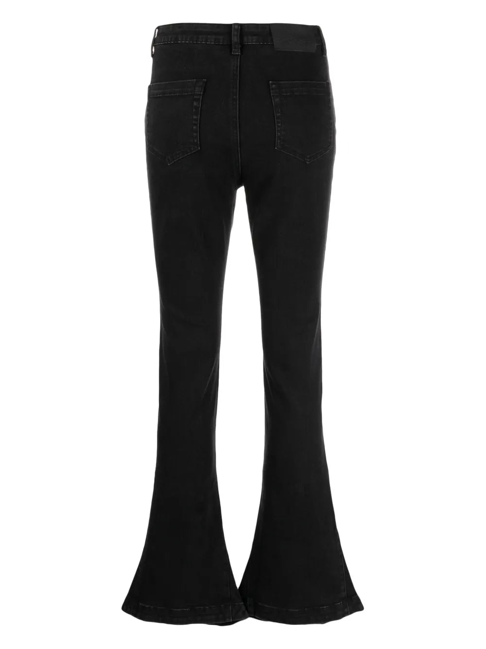 Logo-Patch Mid-Rise Flared Jeans