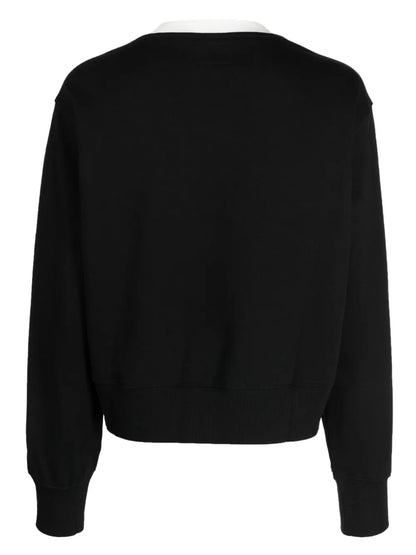 Patch-Detail Cotton Sweatshirt