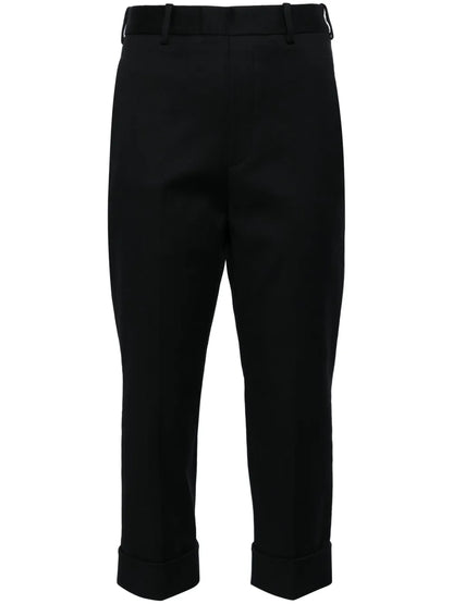 Cropped Tailored Trousers