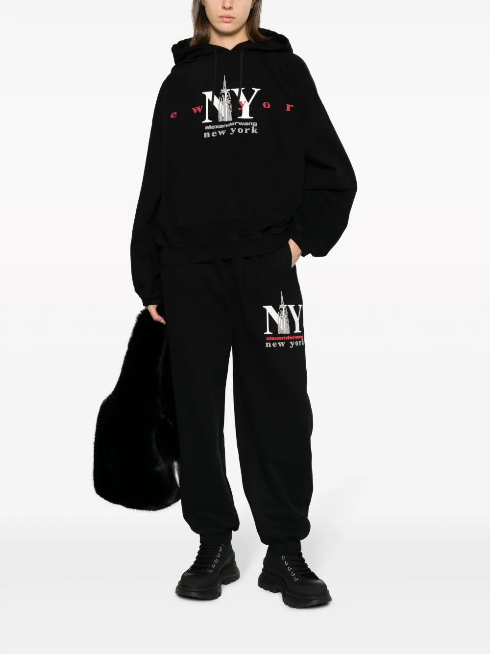 Logo-Print Cotton-Blend Hoodie