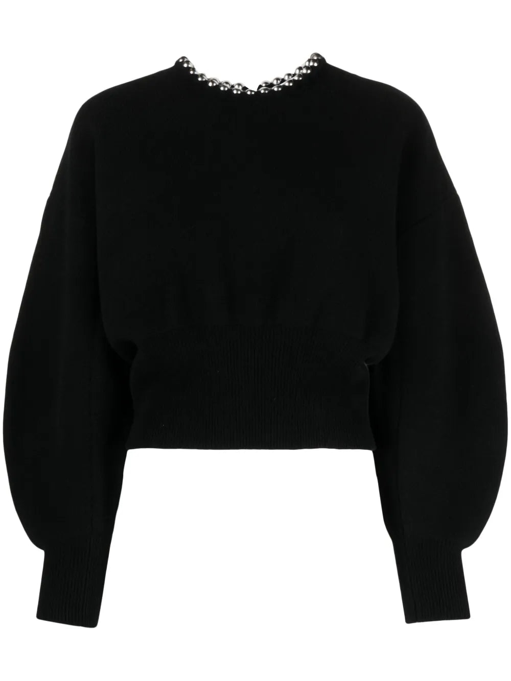 Ball Chain Embellished Jumper