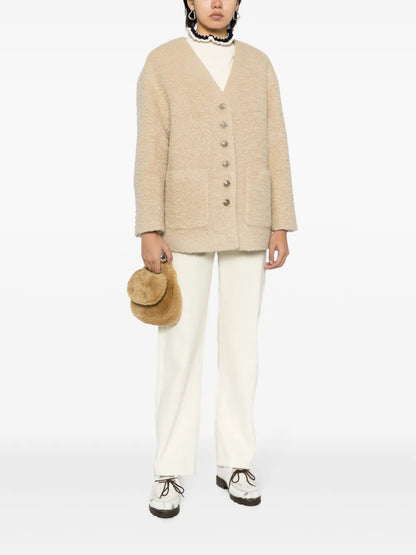V-Neck Oversized Jacket