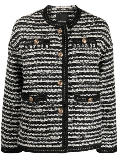 Striped Button-Up Jacket