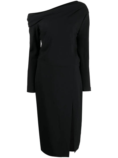 Off-Shoulder Midi Dress
