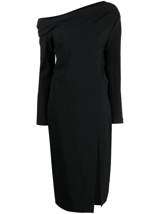 Off-Shoulder Midi Dress