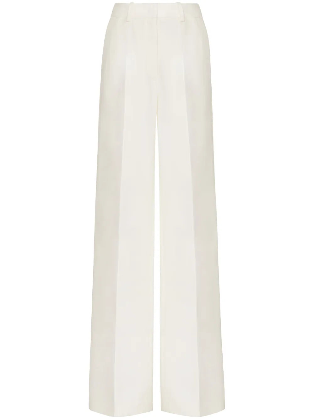 Crepe Couture Wide-Leg Trousers