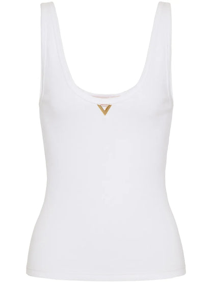 Vgold Ribbed Tank Top