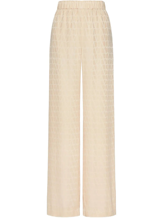 Toile Iconographe Jacquard Silk Trousers
