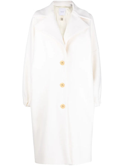 Single-Breasted Midi Coat