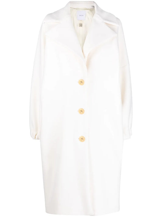 Single-Breasted Midi Coat