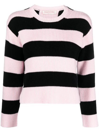 Striped Virgin Wool Jumper
