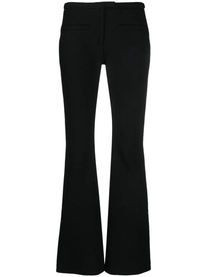 Crepe Flared Trousers