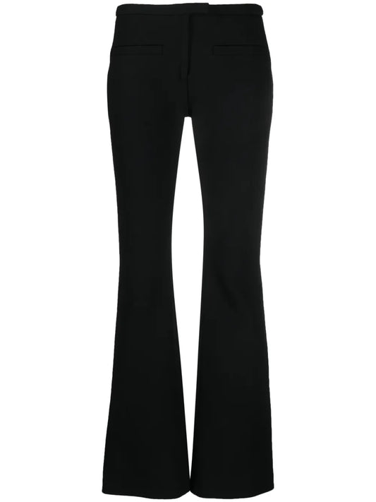 Crepe Flared Trousers