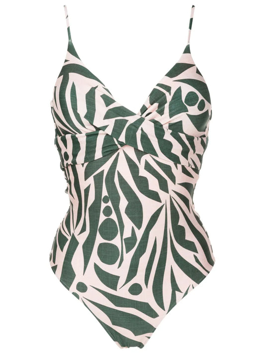 Bianca Graphic-Print One-Piece