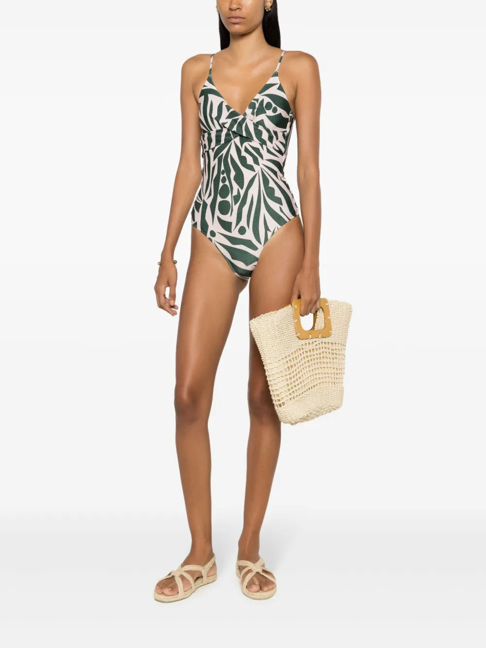 Bianca Graphic-Print One-Piece