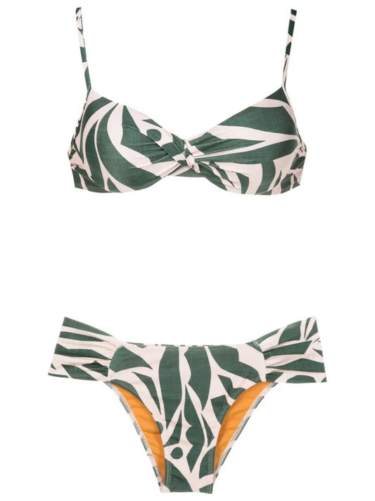Vitoria Abstract-Print Bikini