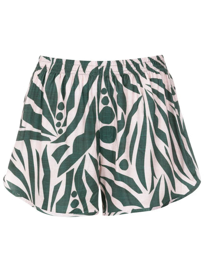 Lee Graphic-Print Mini Shorts