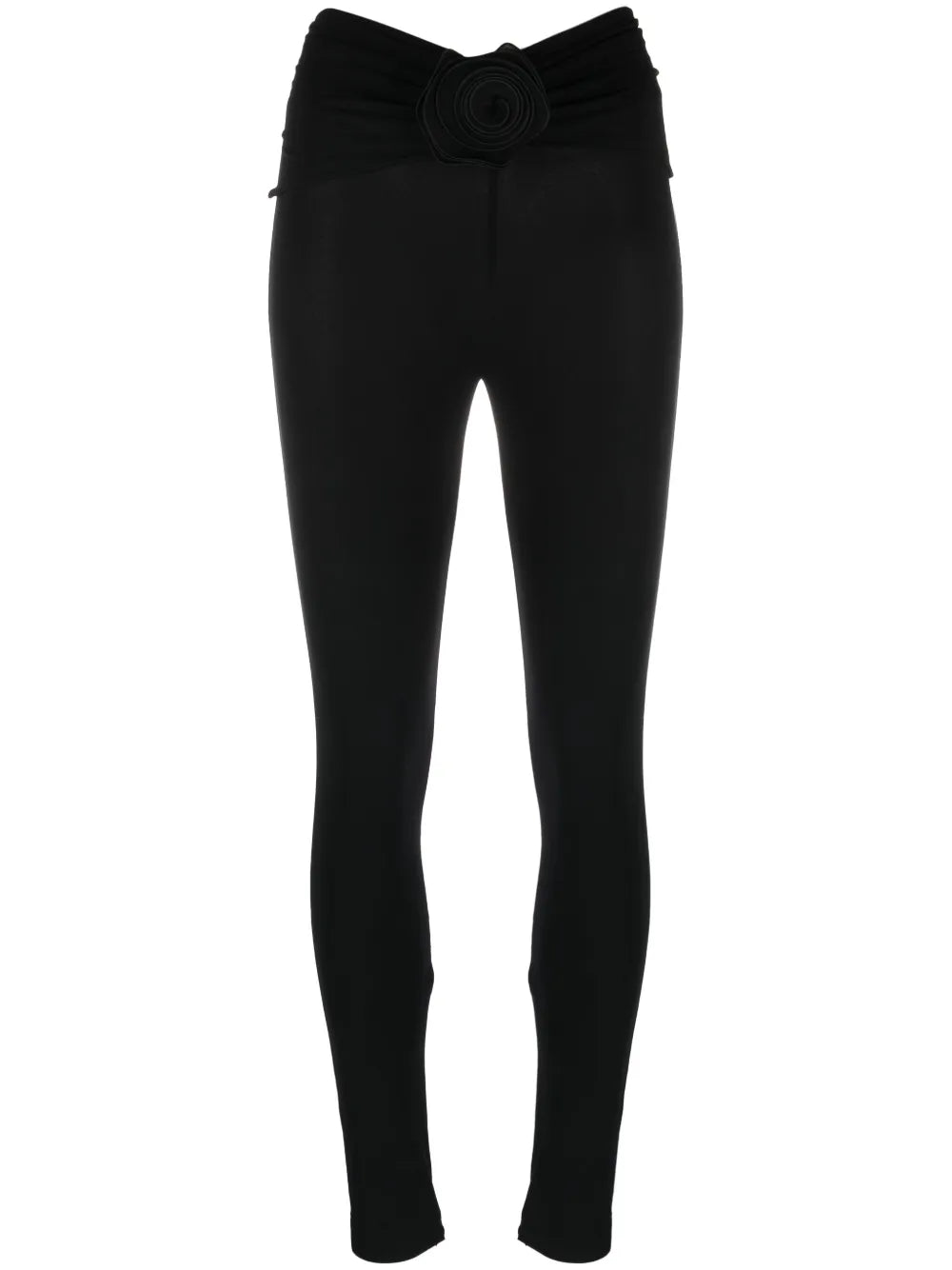 Floral-Appliqué Leggings