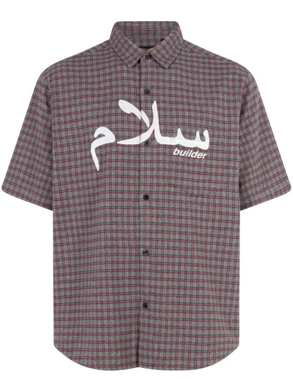 Short-Sleeve Flannel Shirt