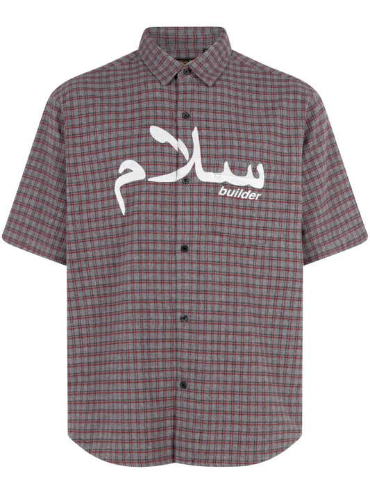 Short-Sleeve Flannel Shirt