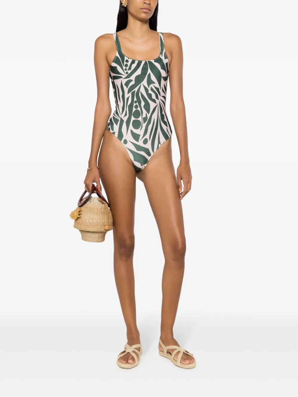 Hapuna Abstract-Print One-Piece