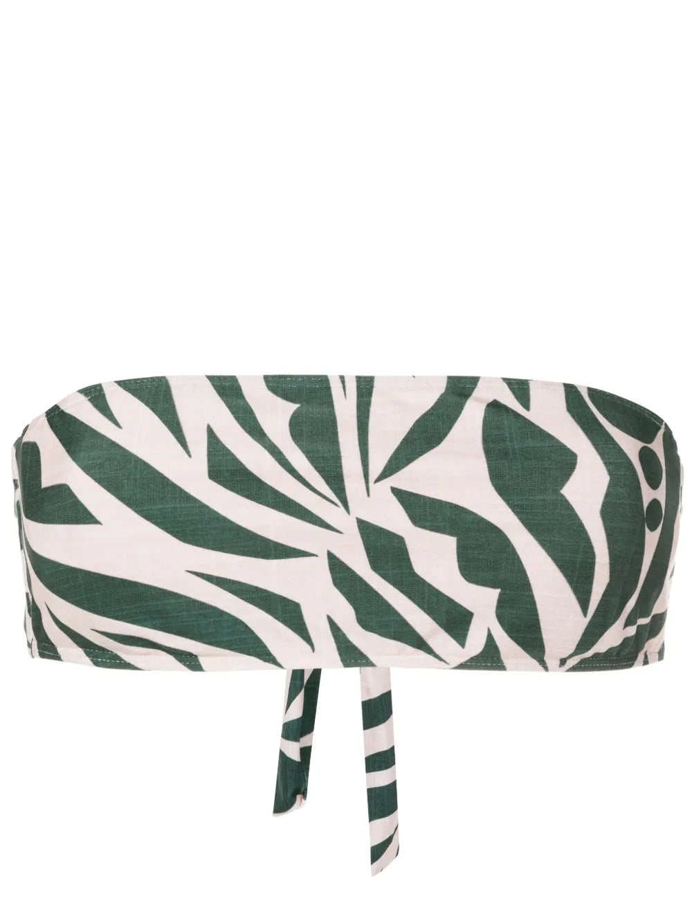 Bajja Graphic-Print Bustier Bikini Top