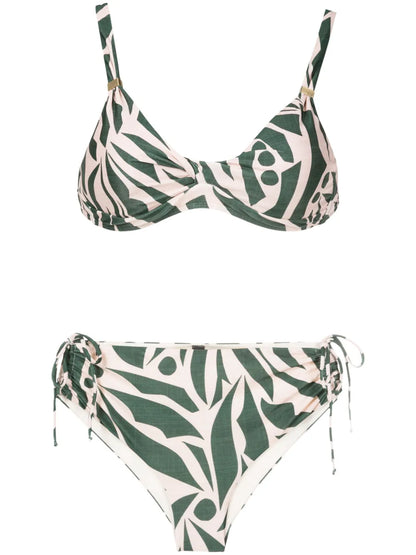 Marcela Abstract-Print Bikini