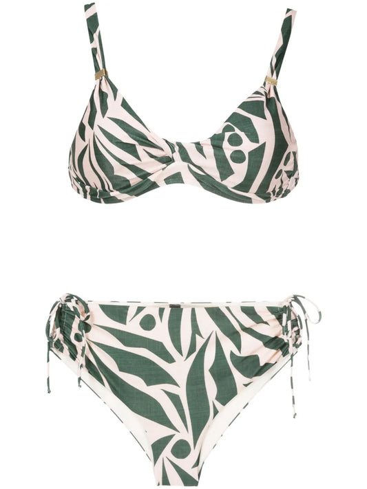 Marcela Abstract-Print Bikini