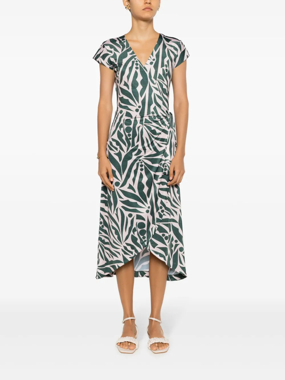 Falcao V-Neck Midi Dress