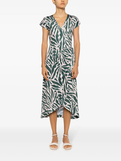 Falcao V-Neck Midi Dress