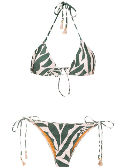 Maya Abstract-Print Bikini