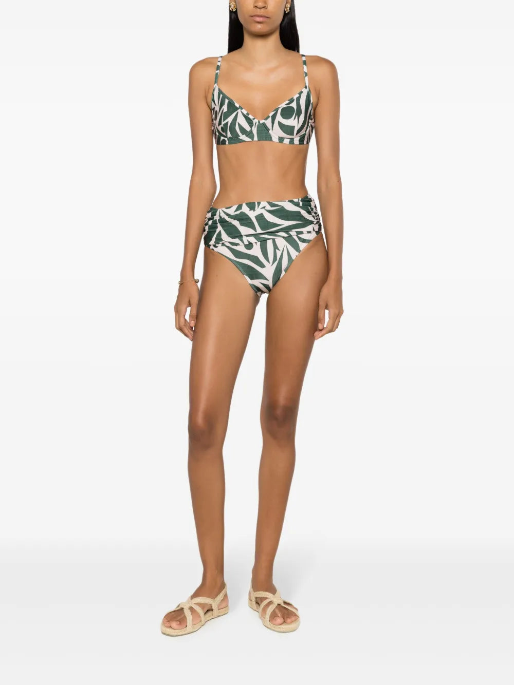 Liliane Abstract-Print Bikini