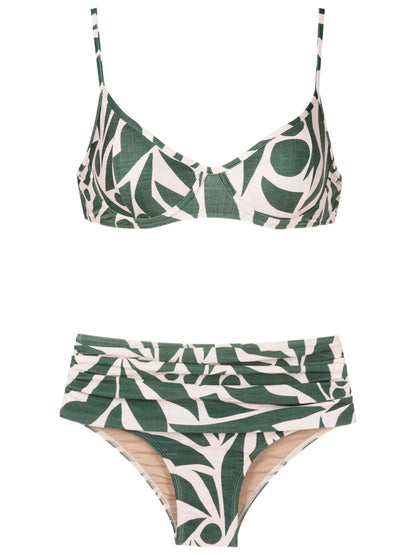 Liliane Abstract-Print Bikini